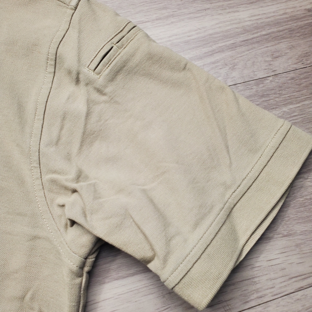 5.11 tactical Polo Shirt Tan Beige Mens Medium Short Sleeves EUC - Picture 3 of 9